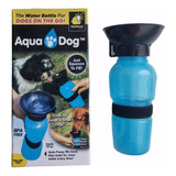 Dispensador De Agua Botella Portátil Para Mascotas Color Azul