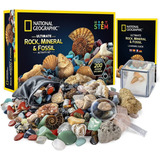 Kit National Geographic, Colección Rocas Y Fósiles Importado