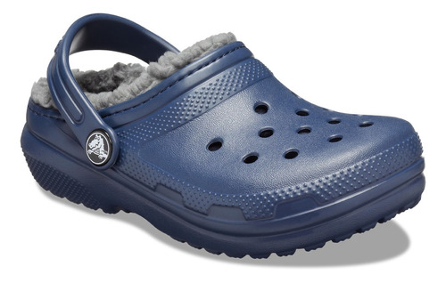 Zueco Crocs Classic Lined Bebé Navy/charcoal