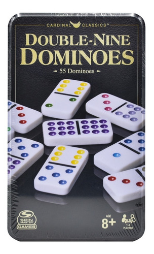 Domino Doble 9 55 Fichas 1 A 4 Jugadores Spin Master