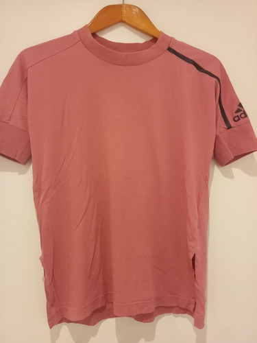 Remera adidas Manga Corta Color Rosa Viejo. Xl Niña- S Mujer