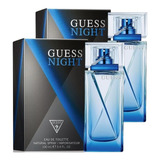 Paquete Guess Night 100ml Caballero Original 2 Pzas