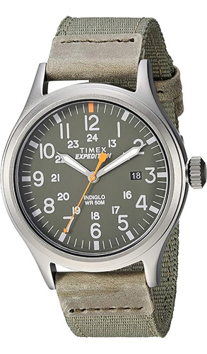 Timex | Reloj Hombre | Tw4b140009j | Original Color De La Correa Verde Color Del Bisel Plateado Color Del Fondo Verde