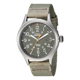 Timex | Reloj Hombre | Tw4b140009j | Original Color De La Correa Verde Color Del Bisel Plateado Color Del Fondo Verde