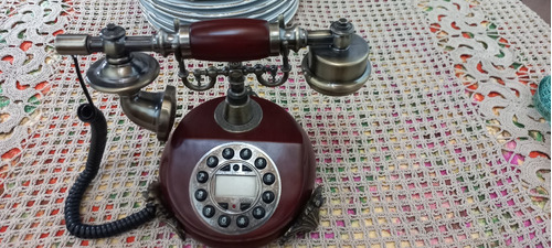 Telefono Linia Antigua..forma Antiguo. Estilo Vintage. Digit