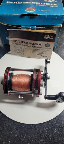 Reel  Pesca Ambassador 7000 Con Manija De Fuerza !! Usado 