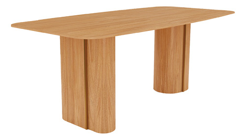  Mesa De Jantar Orgânica Laminada 180 X 100 Cm Madeira