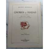 Antigua Partitura Hadas Y Gnomos Para Piano. Ian 812