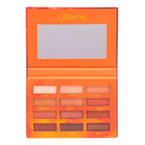 Paleta De Sombras Hot Fire Beauty Creations 12 Tonos