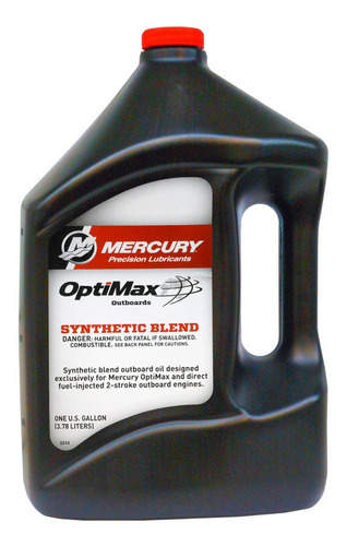 Aceite Mercury Motor Fuera De Borda 2t Optimax Mezcla 1galón