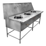 Estufa Wok Inmeza W-3 Quemadores Alta Presión Cocina