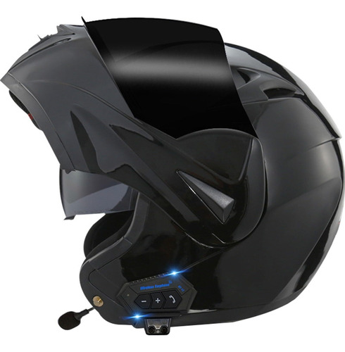 Casco Motocicleta Abatible Con Bluetooth For Hombres Mujeres