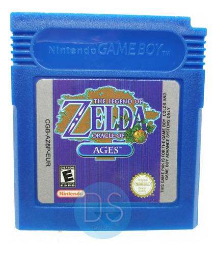 Zelda Oracle Of Ages Español Version Re-pro Gbc Gba