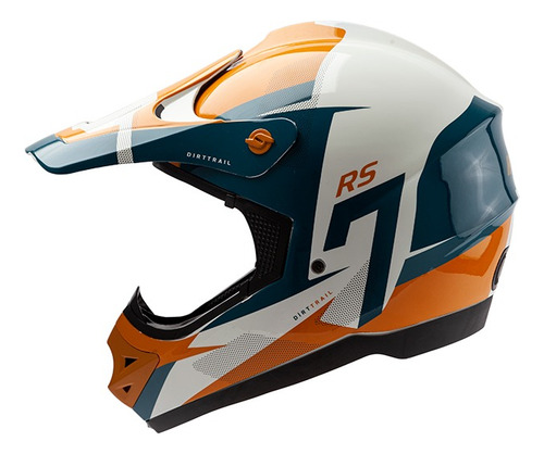 Casco Moto Motocross Hawk Rs7 F Dirt Trail Solomototeam