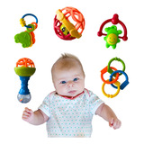 Brinquedo Sensorial Chocalho Mordedor Bebê Criança Colorido