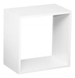 Nicho Decorativo 40x40x20 Cm Branco Em Mdf