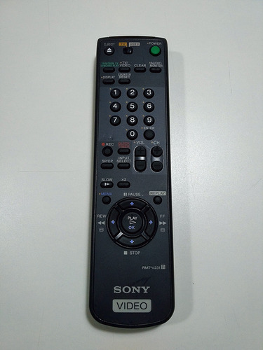 Control Remoto Vhs Sony Rmt-v231 Funcionando