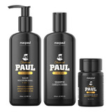 Kit Cabelo Barba E Texturizador Traditional Paul