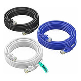Cable Ethernet 25ft Cat 6 Pure Cope Ul Lan Utp Cat6 Rj4...