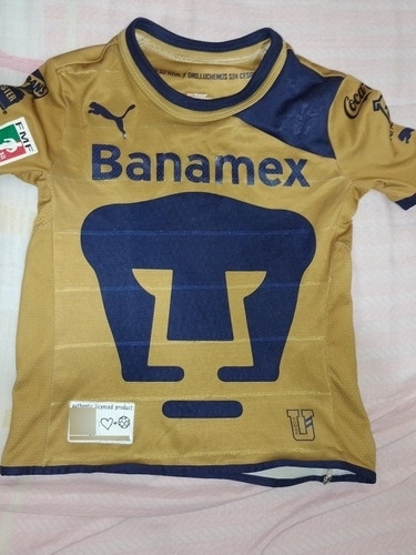 Jersey Pumas Para Niño Original T-xxs