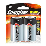 Batería Alcalina Para Propósito General De Energizer D