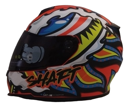 Casco Integral Shaft + Manos Libres Bt