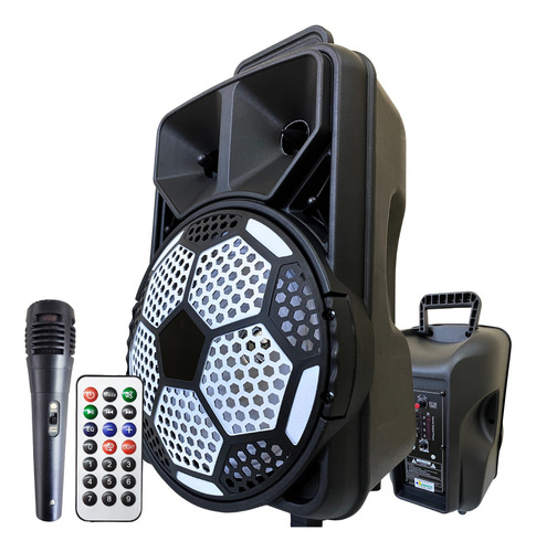 Caixa Bluetooth Som Potente Portatil 1000w/10w Mic Completo