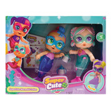 Mini Super Cute Mermaid Cuties Set X2 Sirenas Sharif Express