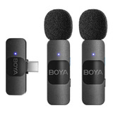 Micrófono Inalámbrico Profesional Dual Boya Para Usb-c 