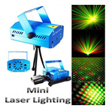 Proyector Laser Luces Mini Portátil Iluminación Fiesta 
