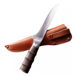 Cuchillo Vikingo Acero Profesional Carnicero Forjado + Funda