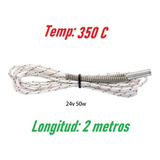 Cartucho 24v 50w Calentador Resistencia Hotend 6x20mm X 2mt