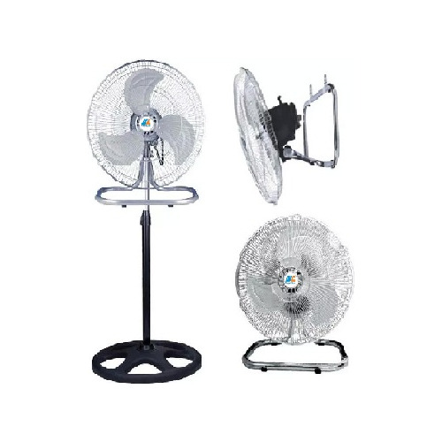 Ventilador 3 En 1 De 18  90w Aspas Metalicas Pie Pared Piso