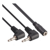 Cable Wpeng De  3.5mm 1/8 In Hembra A Dos 3.5mm 1/8 In Ma...