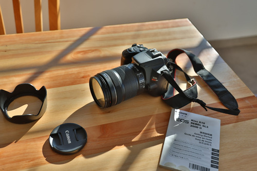 Canon Eos Rebel Sl3 Dslr + Canon Ef-s 18-135mm Lente - Negro