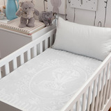 Cobertor Infantil Bebê Exclusive Colibri 0,80x1,10m Jolitex Cor Branco Elefante