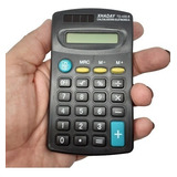 Kit 6 Mini Calculadora 8 Dígito Multi Função P/ Vendedores