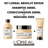 Kit Absolut Repair Loreal Sh 300ml + Cond 200ml + Másc 250g