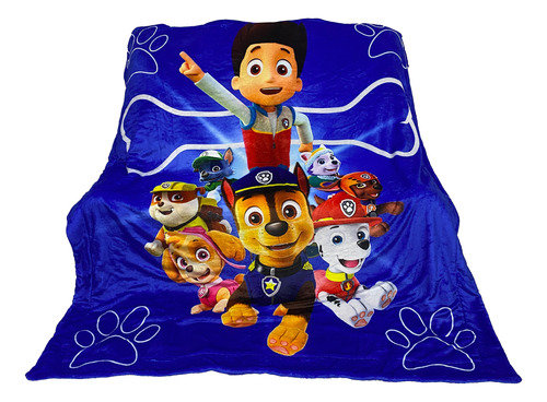 Cobija Paw Patrol 160x180cm Con Ovejero