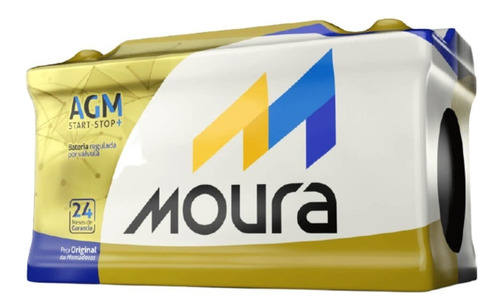 Bateria Moura Original 92ah Agm Ma92qd