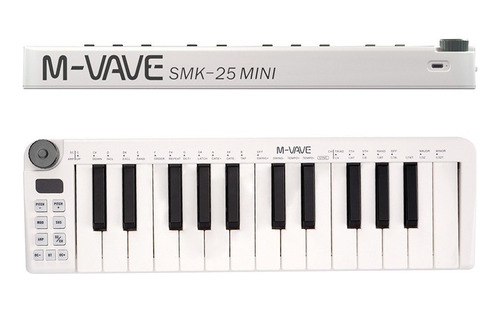 Controller Midi M-vave Smk-25 Portable Keyboard