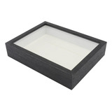 Caja De Sombra De Madera Con Marco De Flores Secas, Vitrina