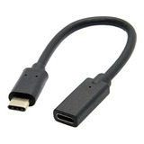 Cable De Extensión Usb-c, 7.9 in, Usb-c Tipo C Macho A Hembr