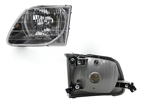 Faro Ford F150 Lobo F/cromado 1997 Al 2003