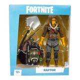 Fortnite - Figura 7 De Colección Con Accesorio Y Base Raptor