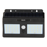 Proyector Solar Philips Con Sensor 128 Leds 3w=30w Exterior