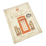 Caixa Livro Decorativa I Love London 30x24x5cm G