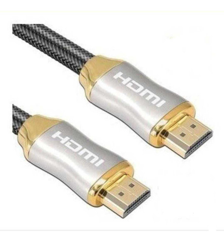 Cable Hdmi 8k 60hz/4k 120hz/48gbps V2.1 De 2mts. Premium Oro