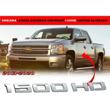 Emblema Chevrolet Cheyenne Silverado 1500 Hd 13-20 Izquierdo