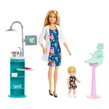 Barbie Careers, Dentista Con Bebé